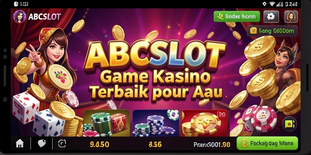 Screenshot gameplay ABCSLOT menampilkan keseruan permainan Kasino.