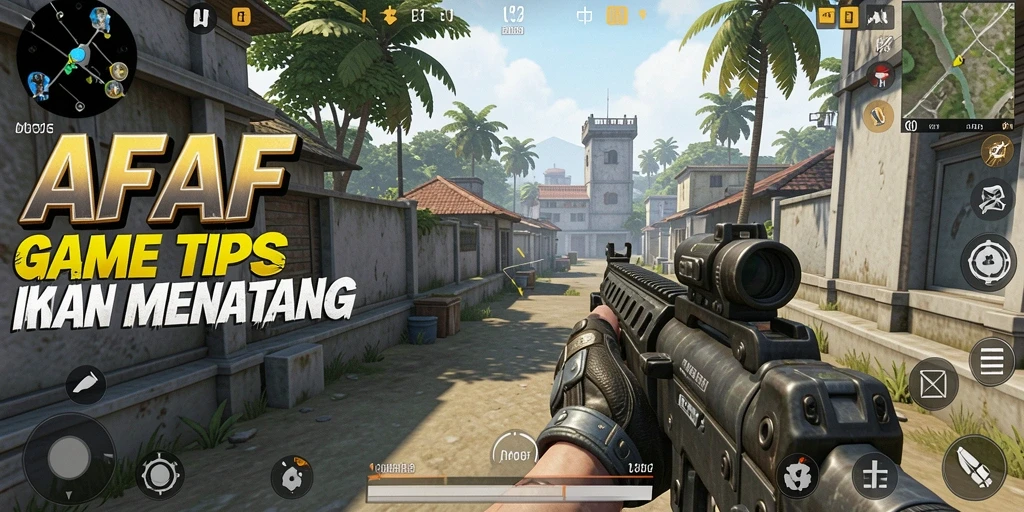 Screenshot AFAF menunjukkan aksi intens dalam gameplay TPS.