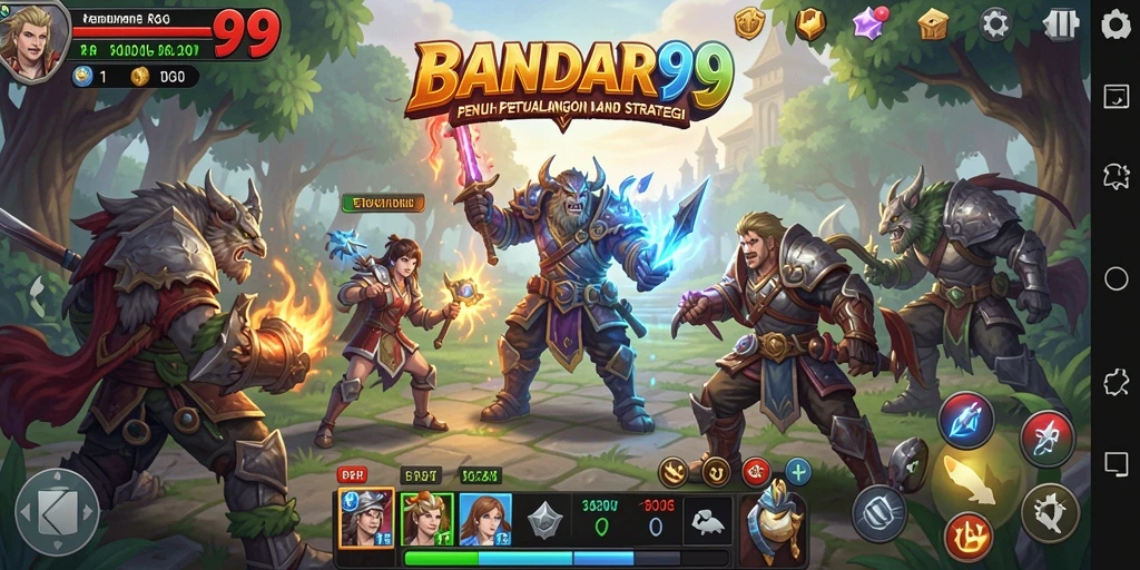 Tampilan gameplay <strong>BANDAR99</strong> yang dinamis dan seru.