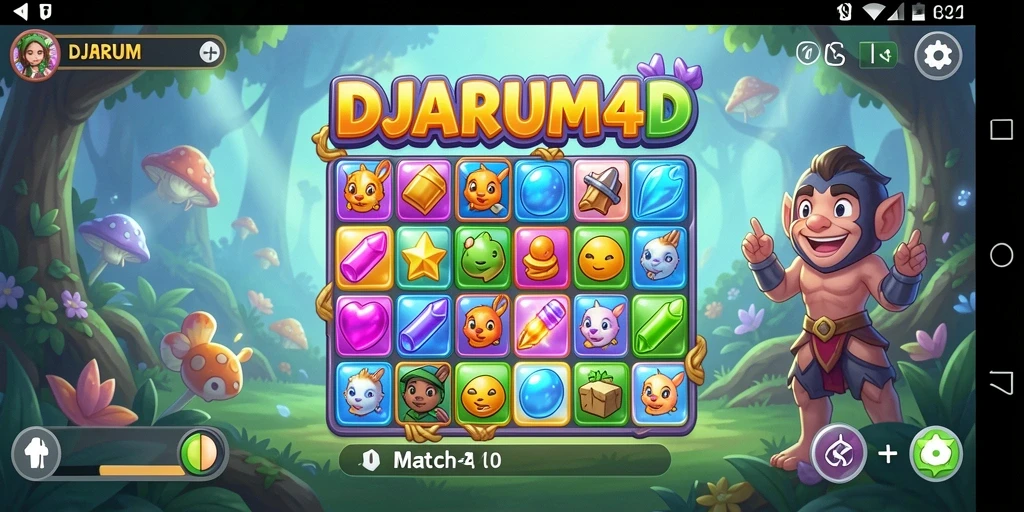 Tampilan gameplay DJARUM4D yang seru dan penuh warna.