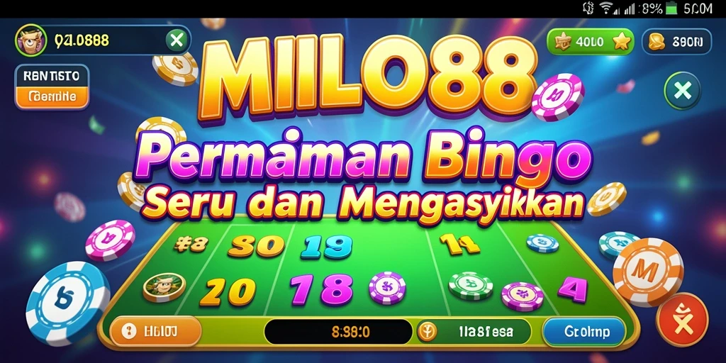 Tampilan gameplay seru Bingo di MILO88.