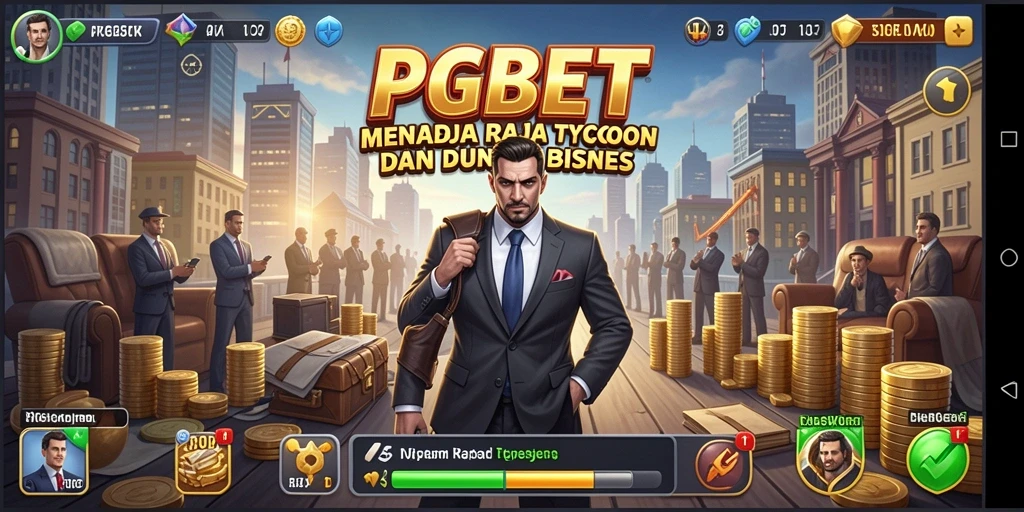 Gameplay seru PGBET dengan elemen Tycoon yang menantang.