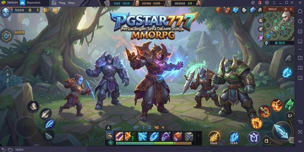Tampilkan aksi seru dalam permainan MMORPG PGSTAR777.