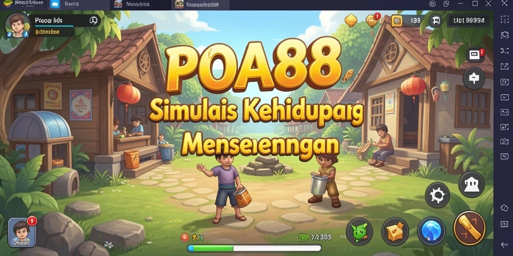 Tampilan gameplay POA88 yang mengesankan dan imersif.