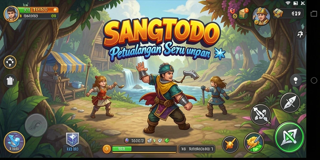 Screenshot SANGTOTO menampilkan aksi seru dalam gameplay petualangan.