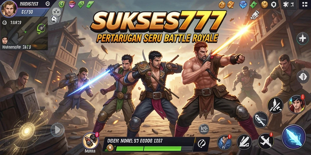 Gameplay seru pertarungan Battle Royale di SUKSES777.
