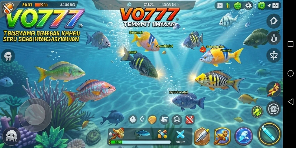 Tampilan menarik dari gameplay Tembak Ikan VO777 yang seru dan penuh aksi.